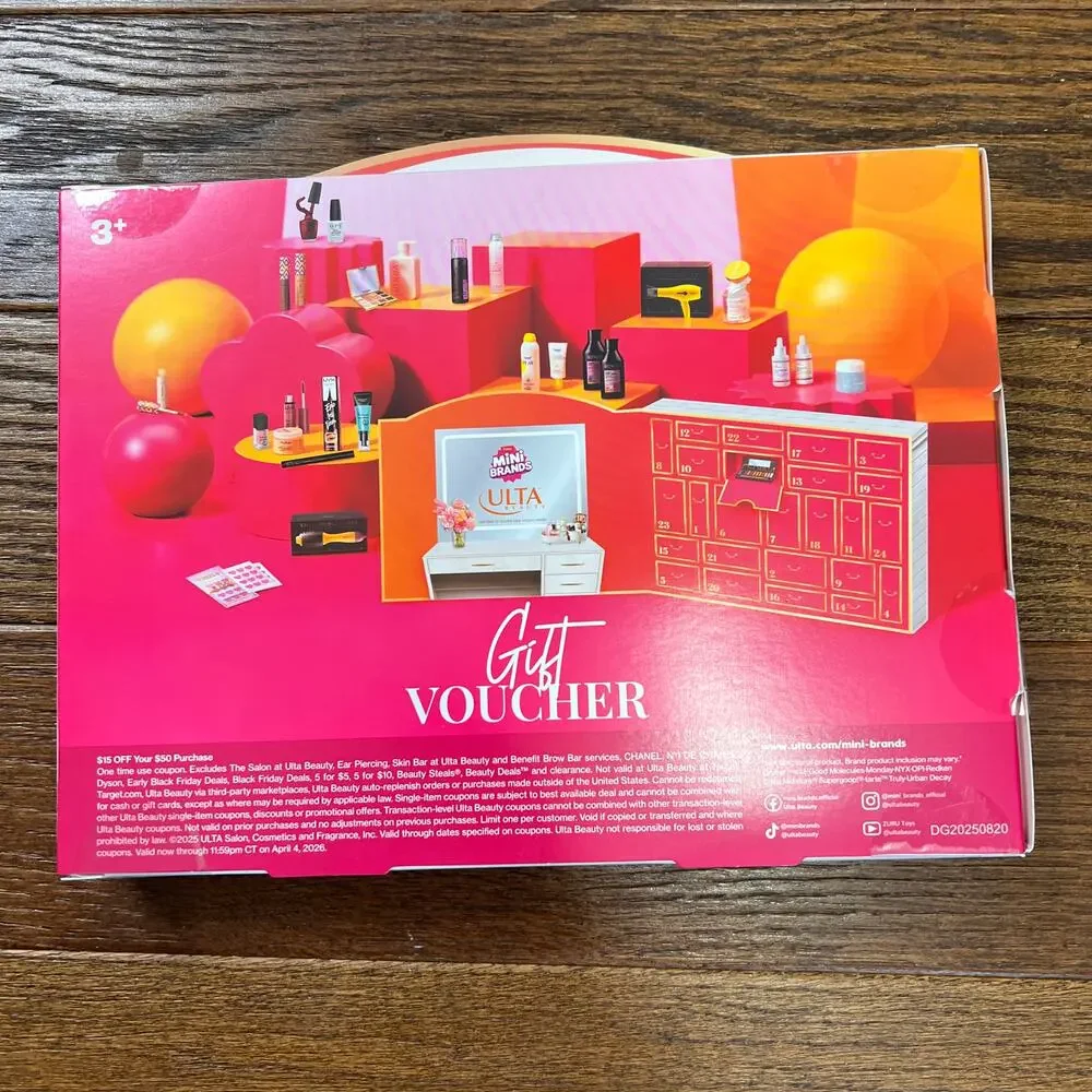 Ulta Beauty Limited Edition Advent Calendar Zuru Mini Brands 25 Hidden Surprises